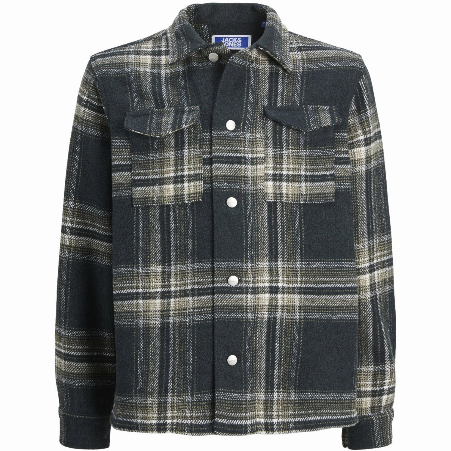 Jack & Jones Junior Forest River Jorvesterbro Check Overshirt Snag Free Surface