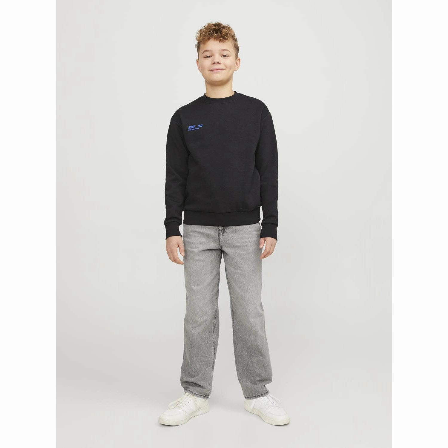 Jack & Jones Junior Grey Denim Chris Original 928 Noos Street Casual Premium Denim