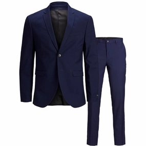 Jack & Jones Junior Medieval Blue Solar Suit Noos Durable stitching details