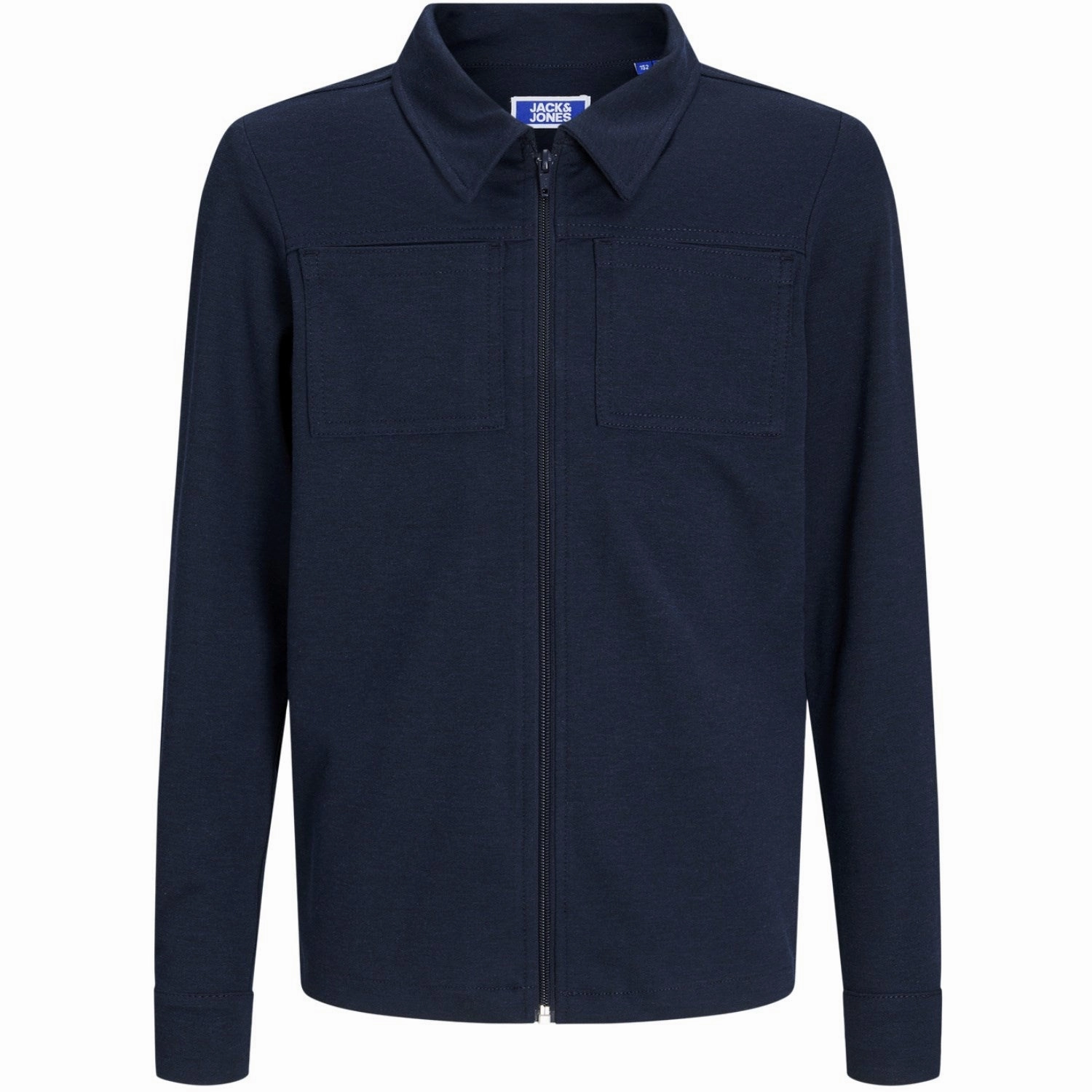 Timeless Appeal Polished Tailoring Jack & Jones Junior Navy Blazer Cooper Zip Blazer