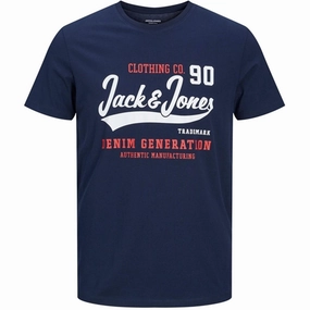 Temperature Regulating Everyday Layering Jack & Jones Junior Navy Blazer Logo T-Shirt Noos