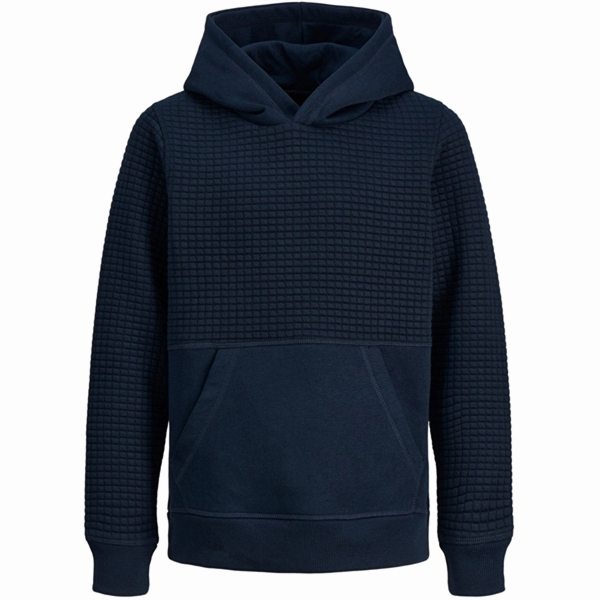 Jack & Jones Junior Navy Blazer Structure Sweat Hoodie Warthog like