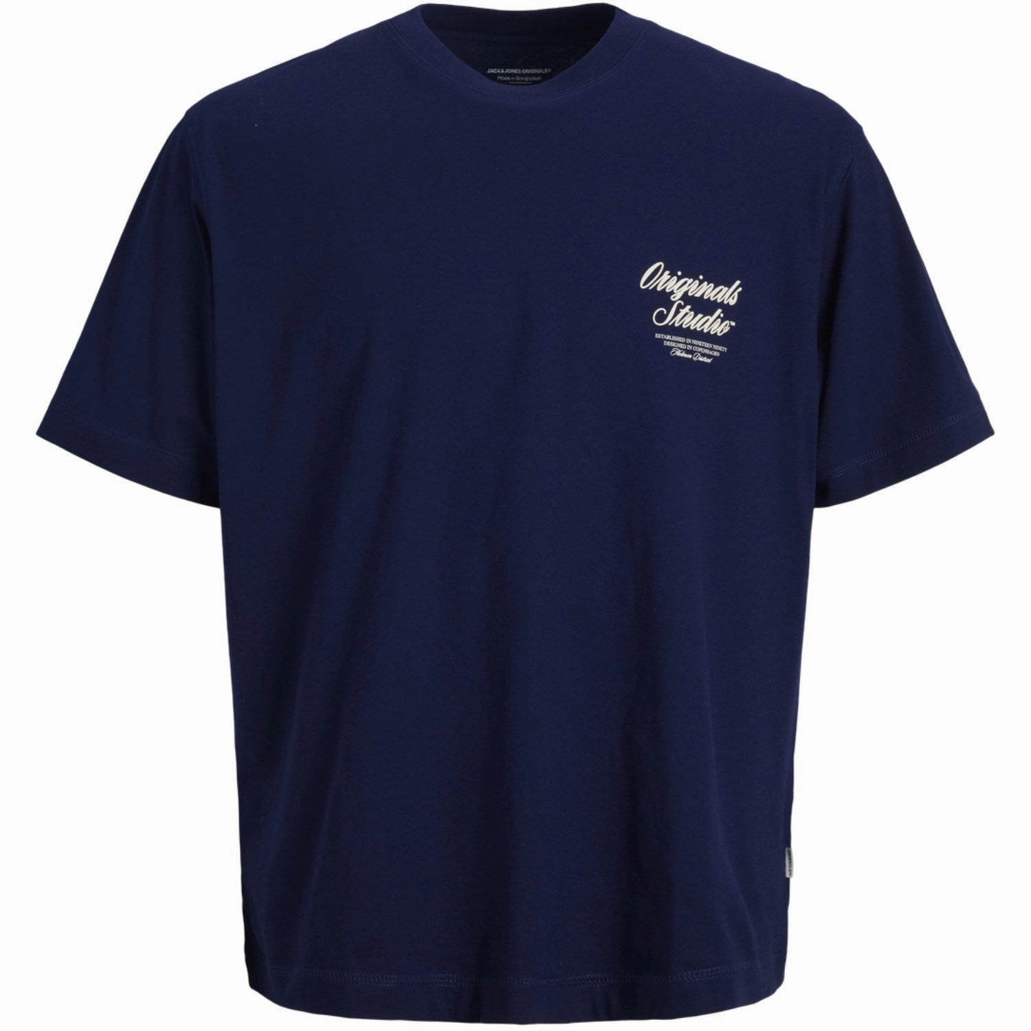 Jack & Jones Junior Ocean Cavern Jornorrebro Typo Tee Ss Crew Neck Sn Jnr Wrinkle Resistant Material UV protected