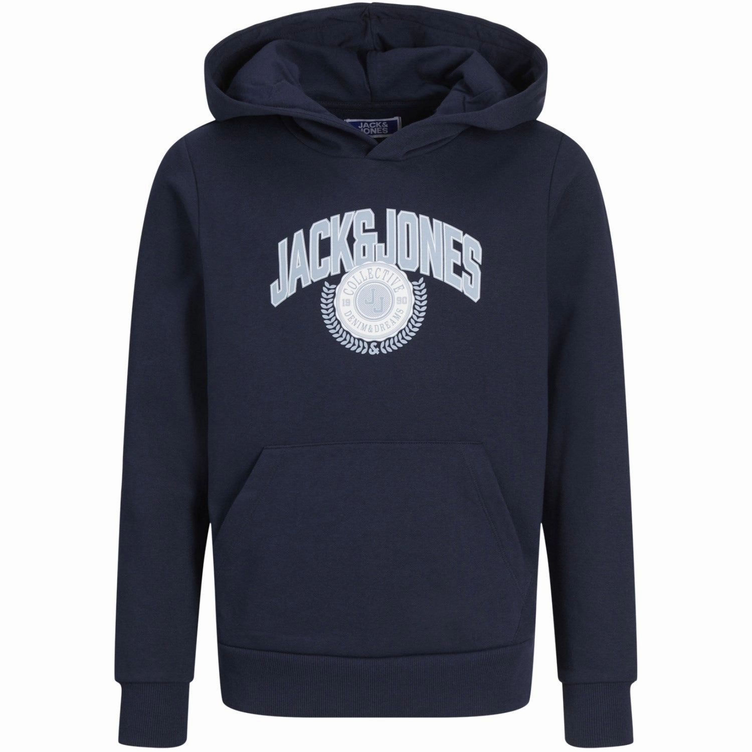 Comfy Street Jack & Jones Junior Sky Captain Kam Varsity Branding Sweat Hoodie
