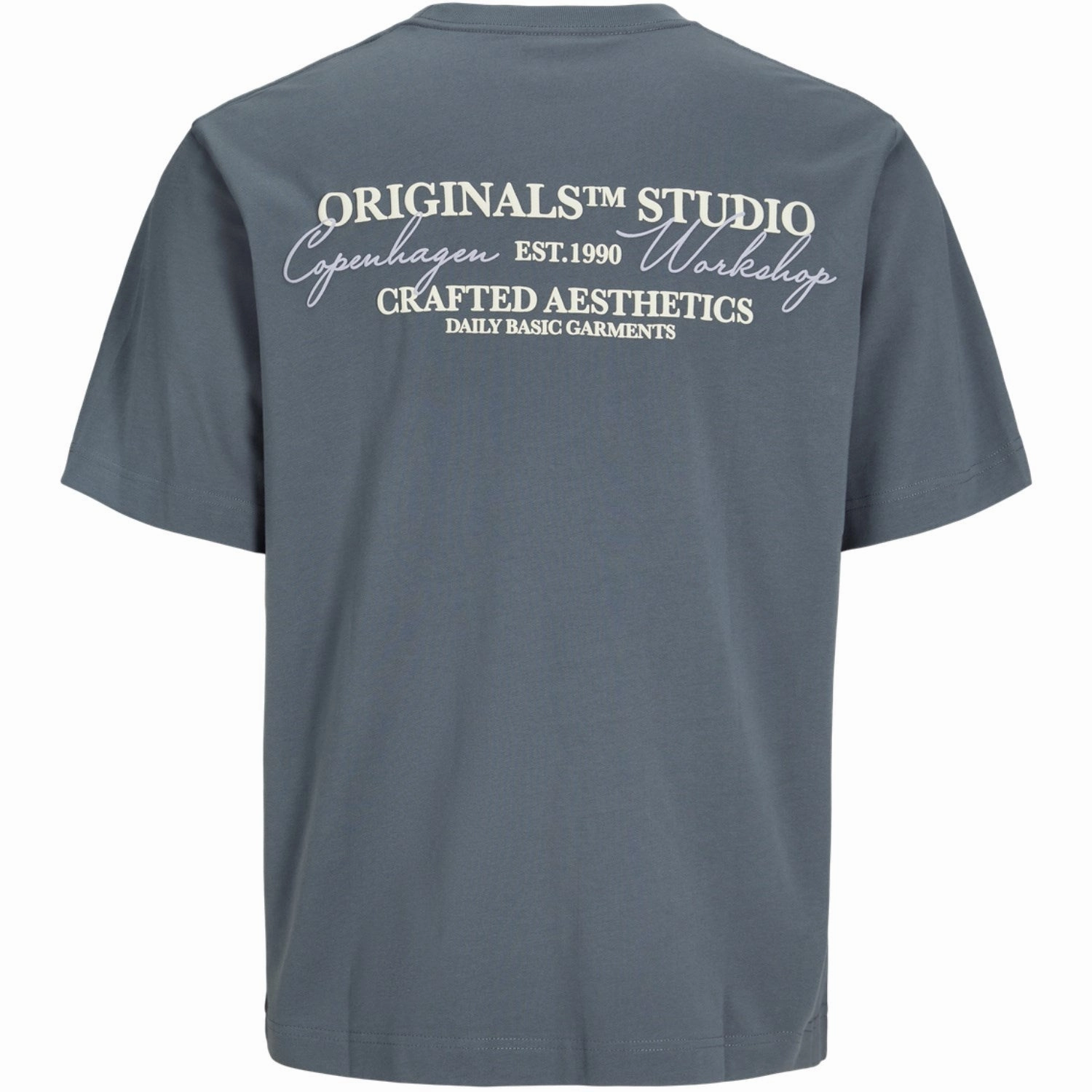 Jack & Jones Junior Stormy Weather Islington Type T-Shirt Crew Neck EcoConscious Processing