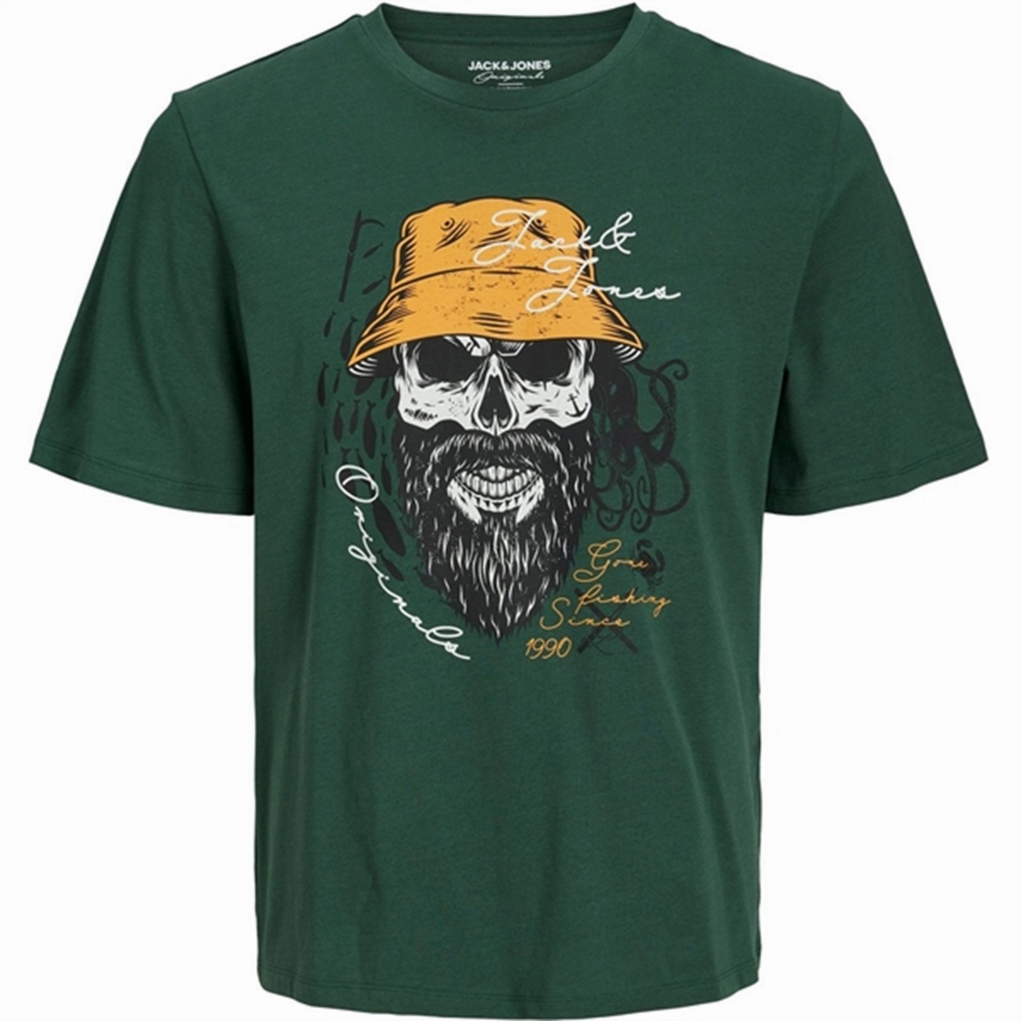Chic Vibes Jack & Jones Junior Trekking Green Roxbury T-Shirt