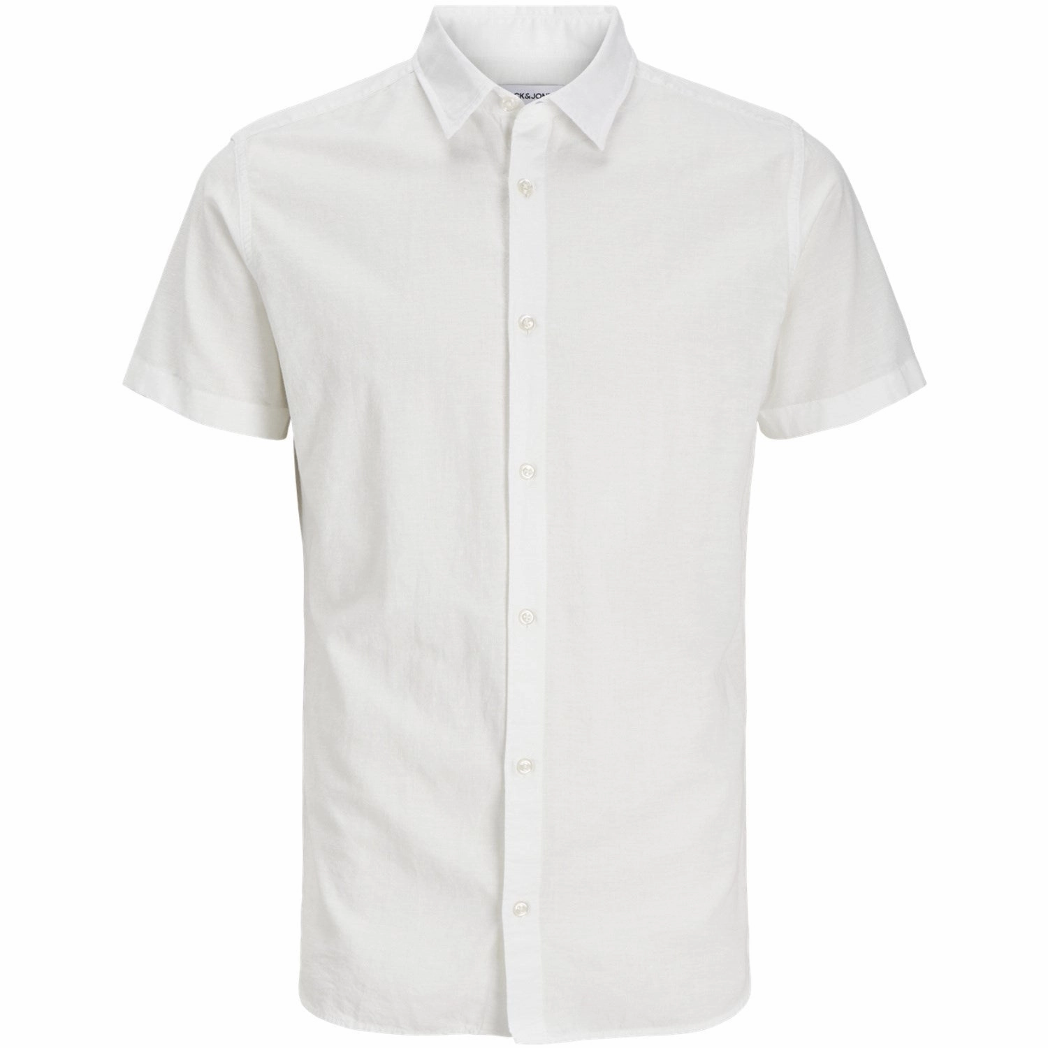 Jack & Jones Junior White Breeze Shirt Soft Material Seamless construction
