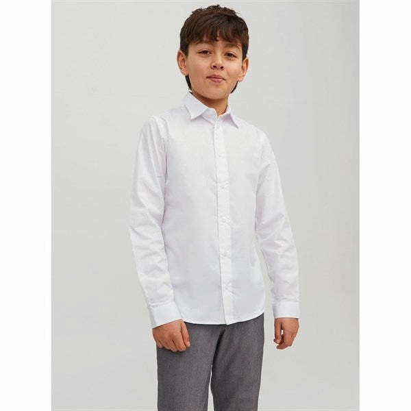 Jack & Jones Junior White Joe Shirt Noos Timeless Classic