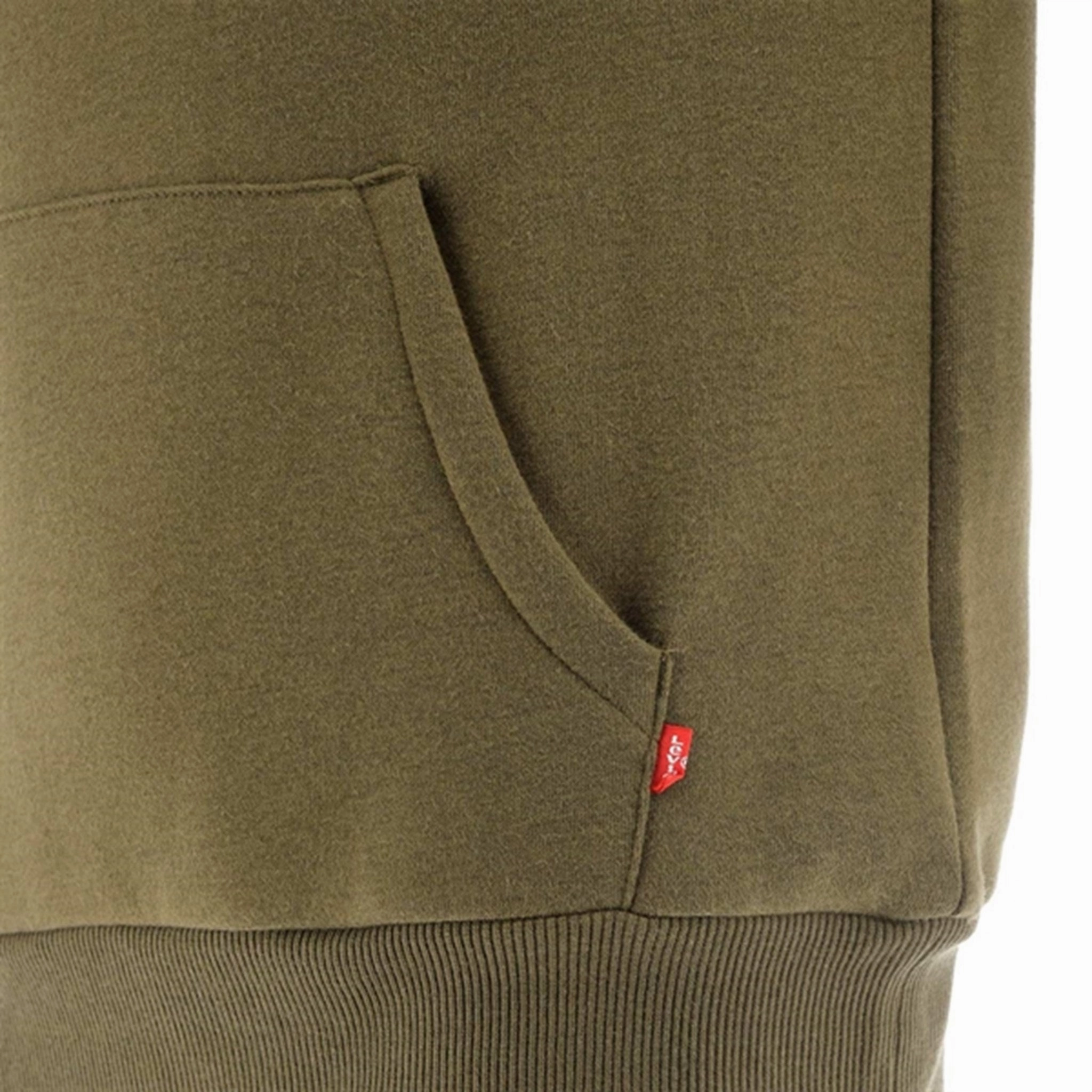 Levi's Sweat Hoodie Batwing Dark Olive Non Fade Technology Viral Item