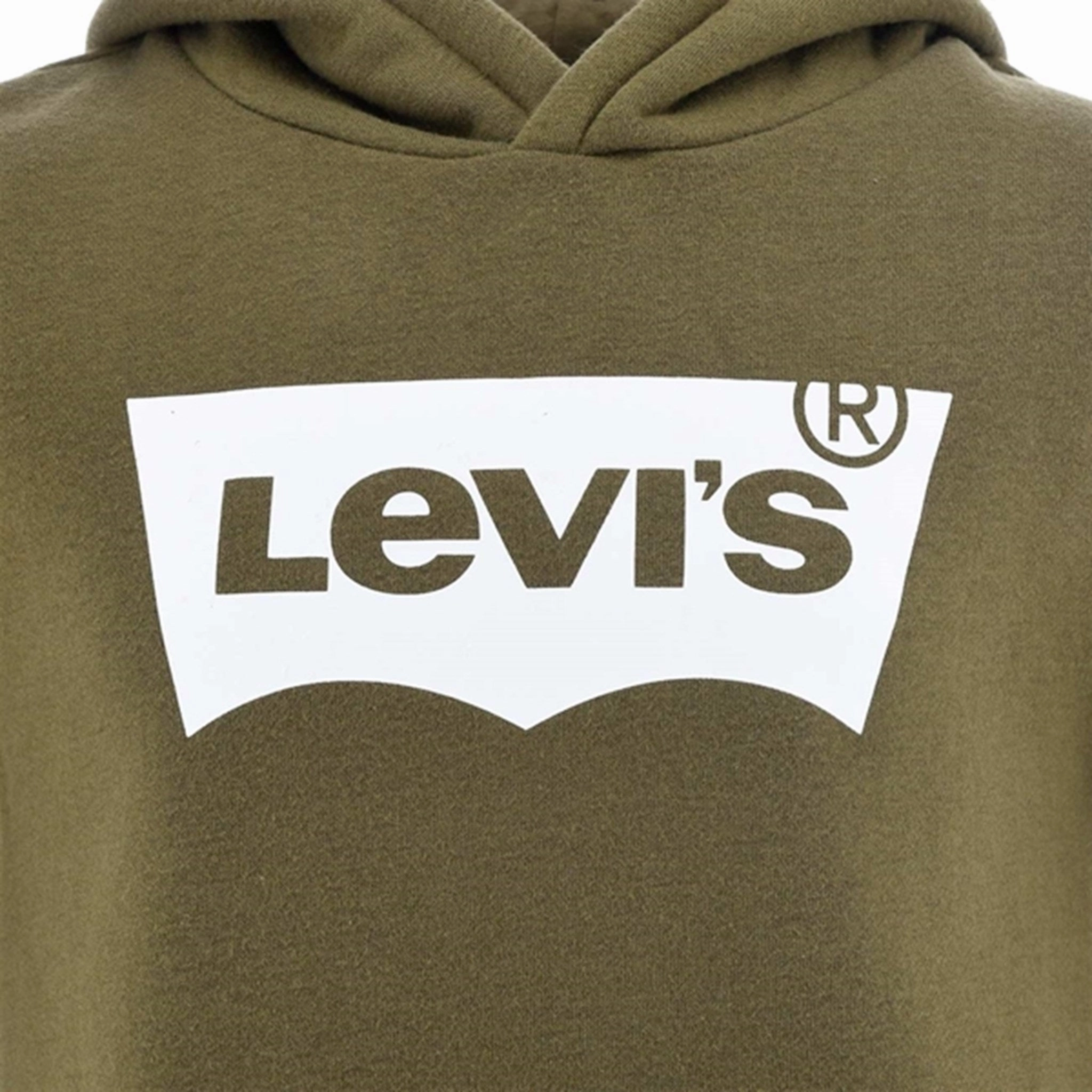 Levi's Sweat Hoodie Batwing Dark Olive Matted look