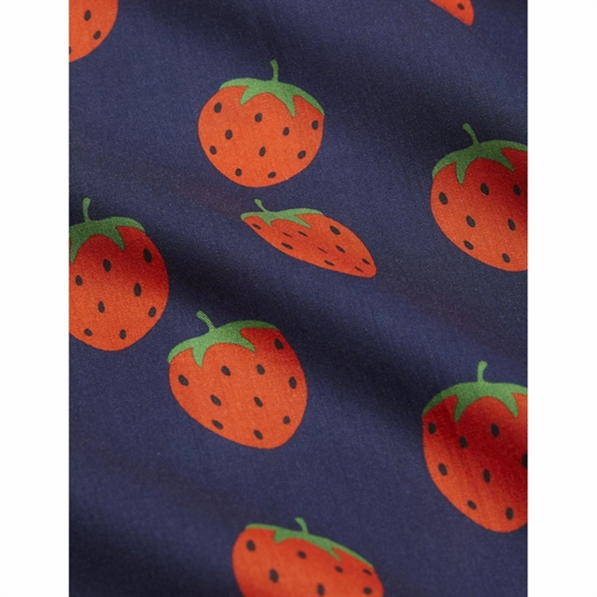 Church Proper Mini Rodini Strawberries Aop Woven Ss Dress Blue