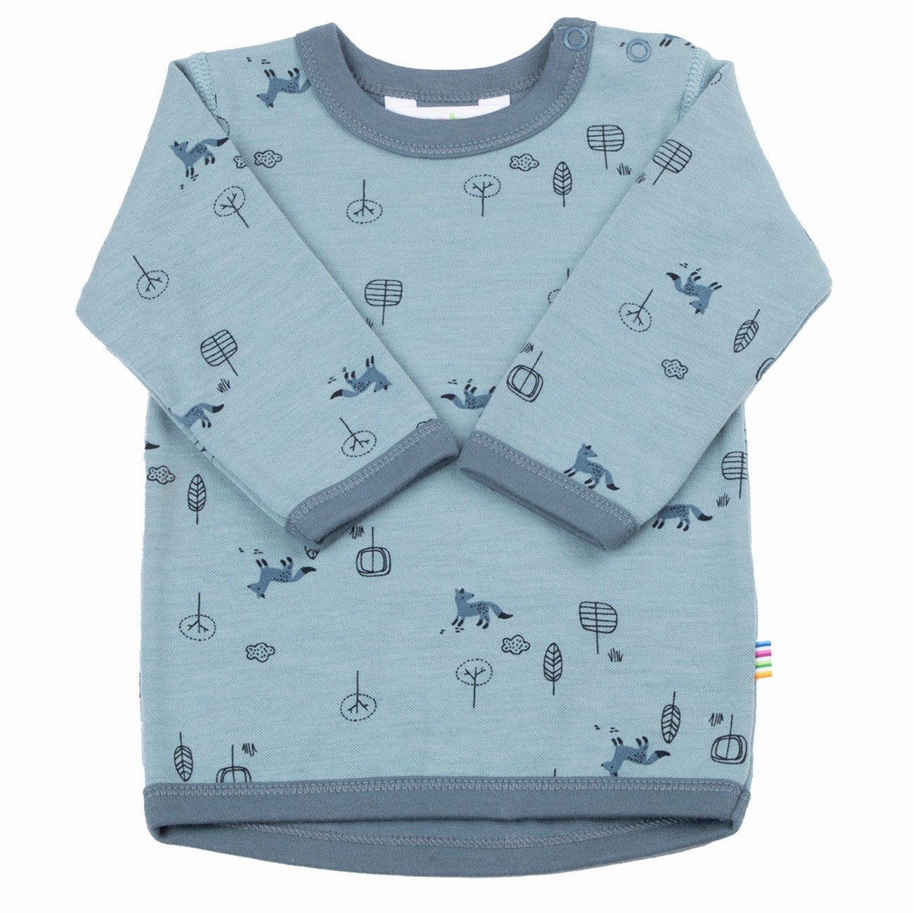 gender-neutral Joha Blue Blouse