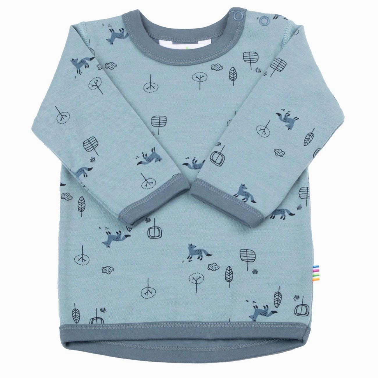 Non-Iron Mature Elegance Joha Blue Blouse