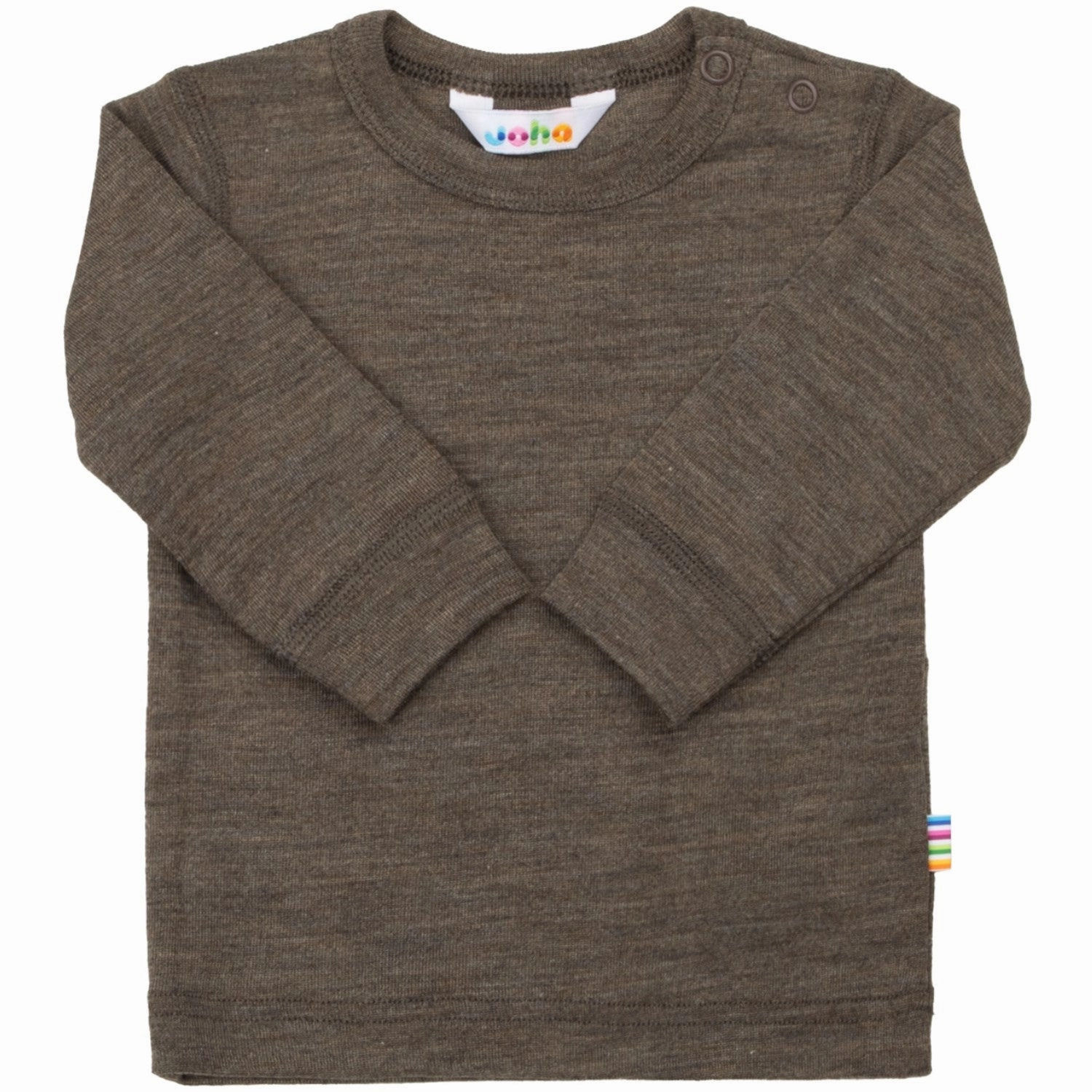 Gym Appropriate Workwear Approved Joha Brown Melange Blouse M/Lange Sleeves