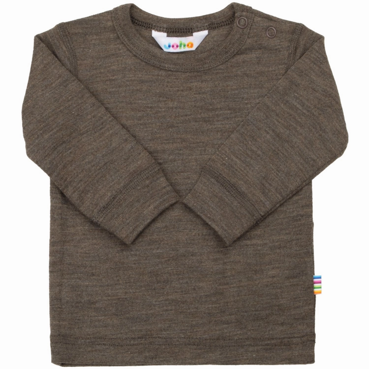 Joha Brown Melange Blouse M/Lange Sleeves Ethical production