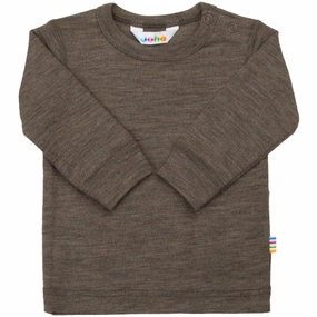 Joha Brown Melange Blouse M/Lange Sleeves Wrinkle-Free