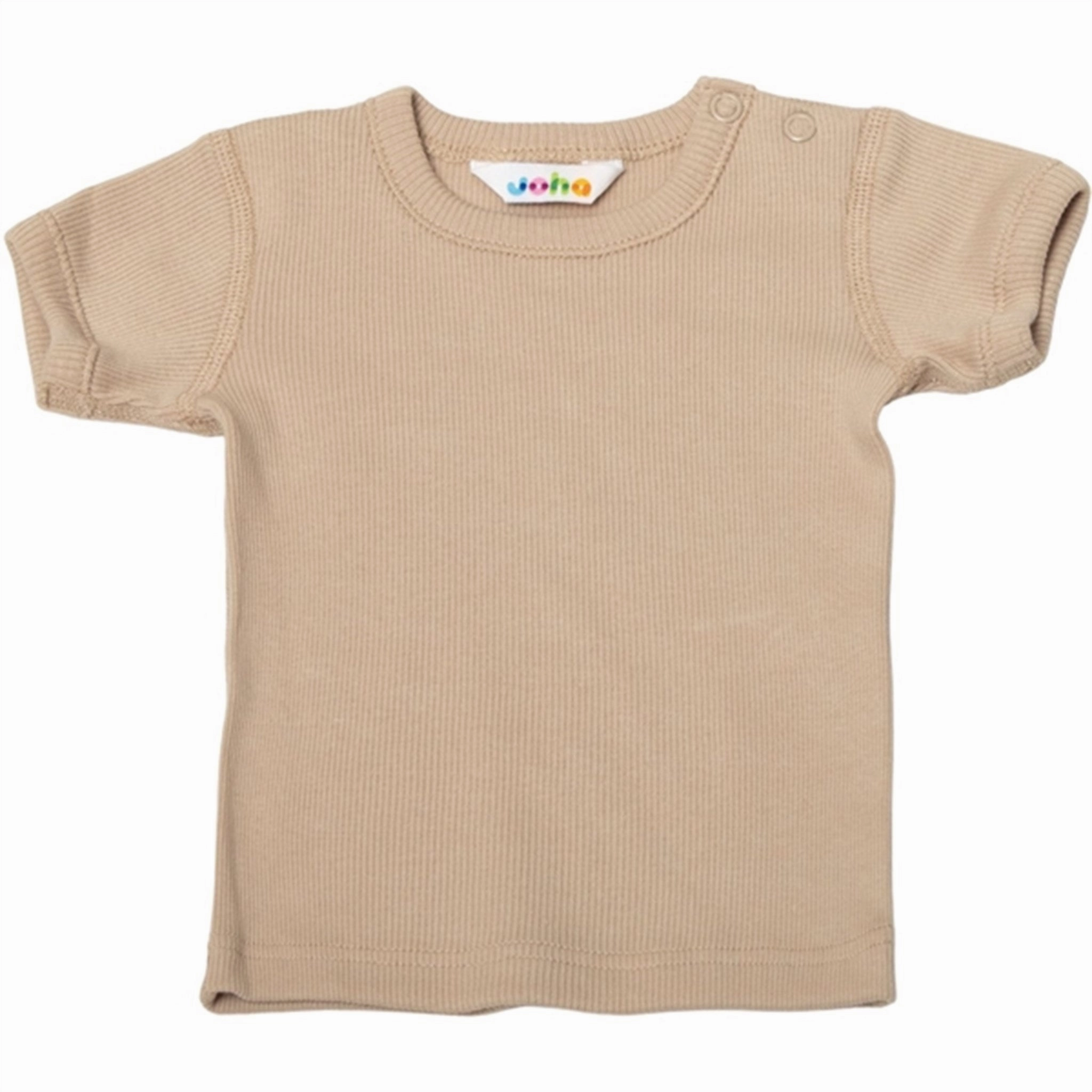 cotton material Lightweight Shirt Joha Cotton Beige T-Shirt
