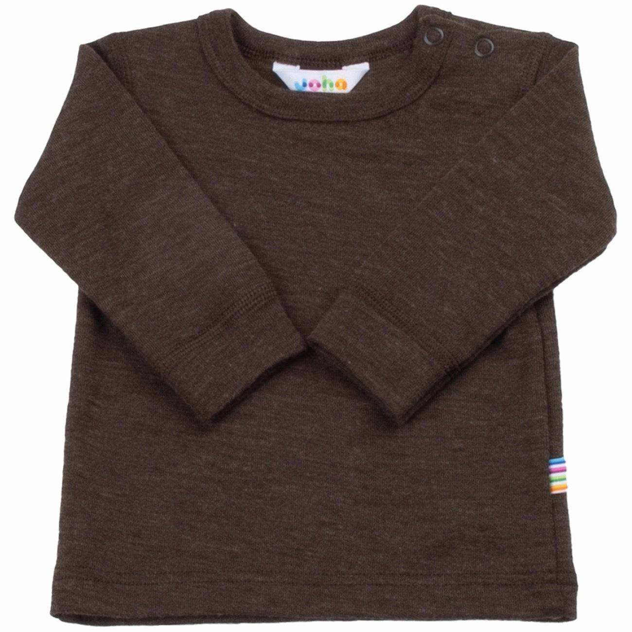 Ventilated Back Panel Joha Dark Brown Blouse