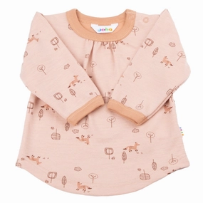 Joha Peach Blouse Minimalist Aesthetic