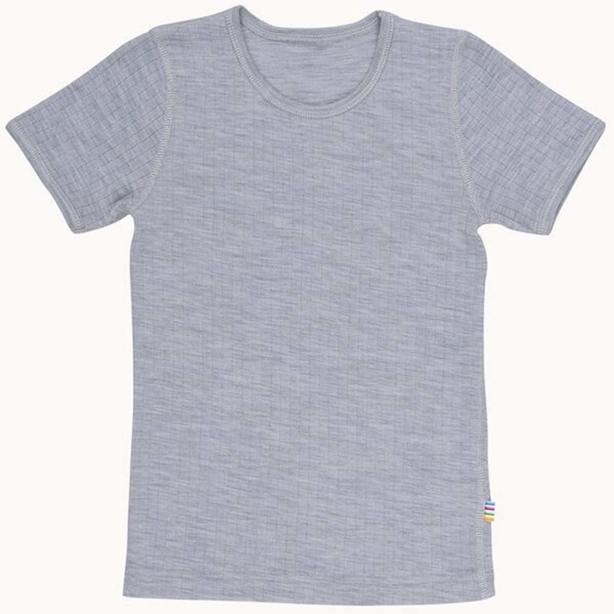 Joha T-shirt Wool Grey Melange Stylish Comfort