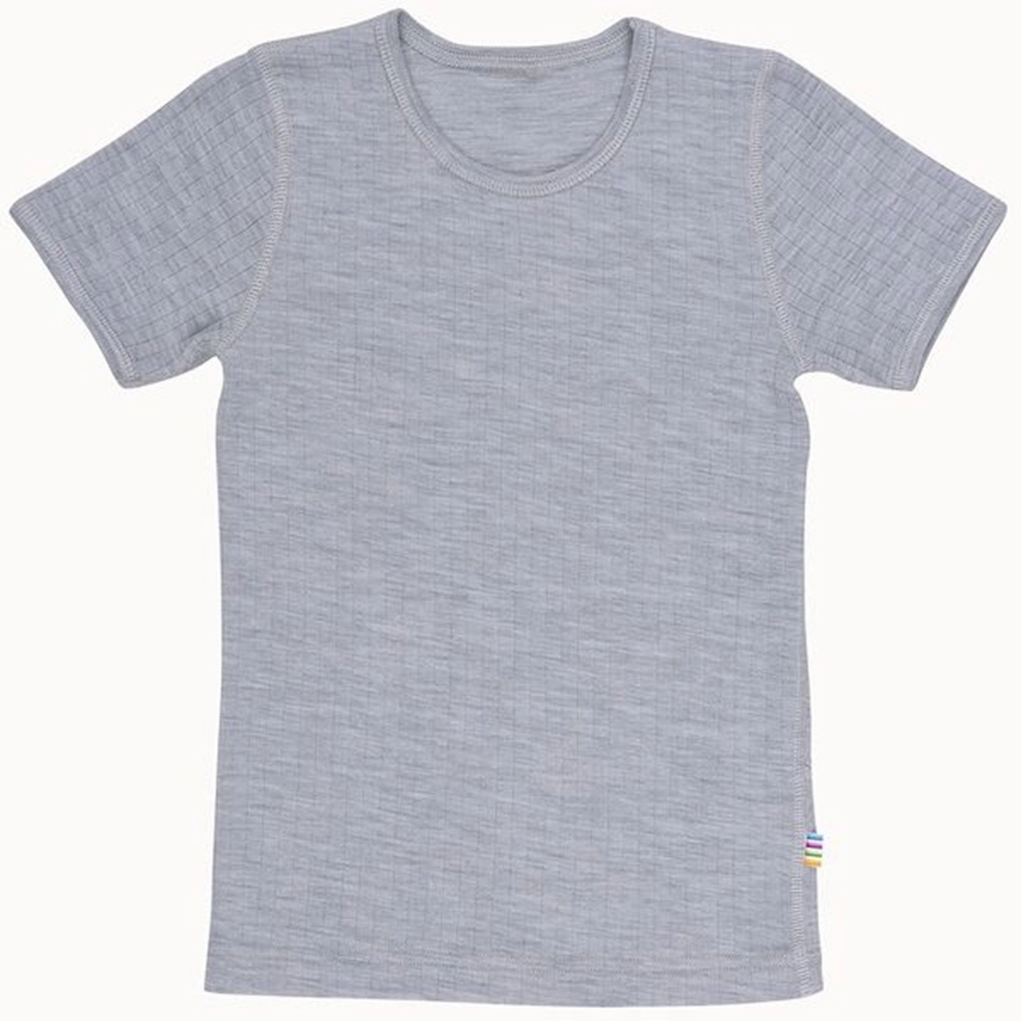 Joha T-shirt Wool Grey Melange Sporty and Cool