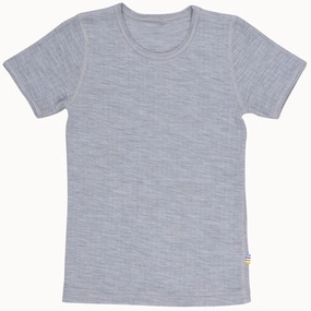 Joha T-shirt Wool Grey Melange Sporty and Cool