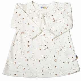 Edgy Look Light Elegance Joha White AOP Dress