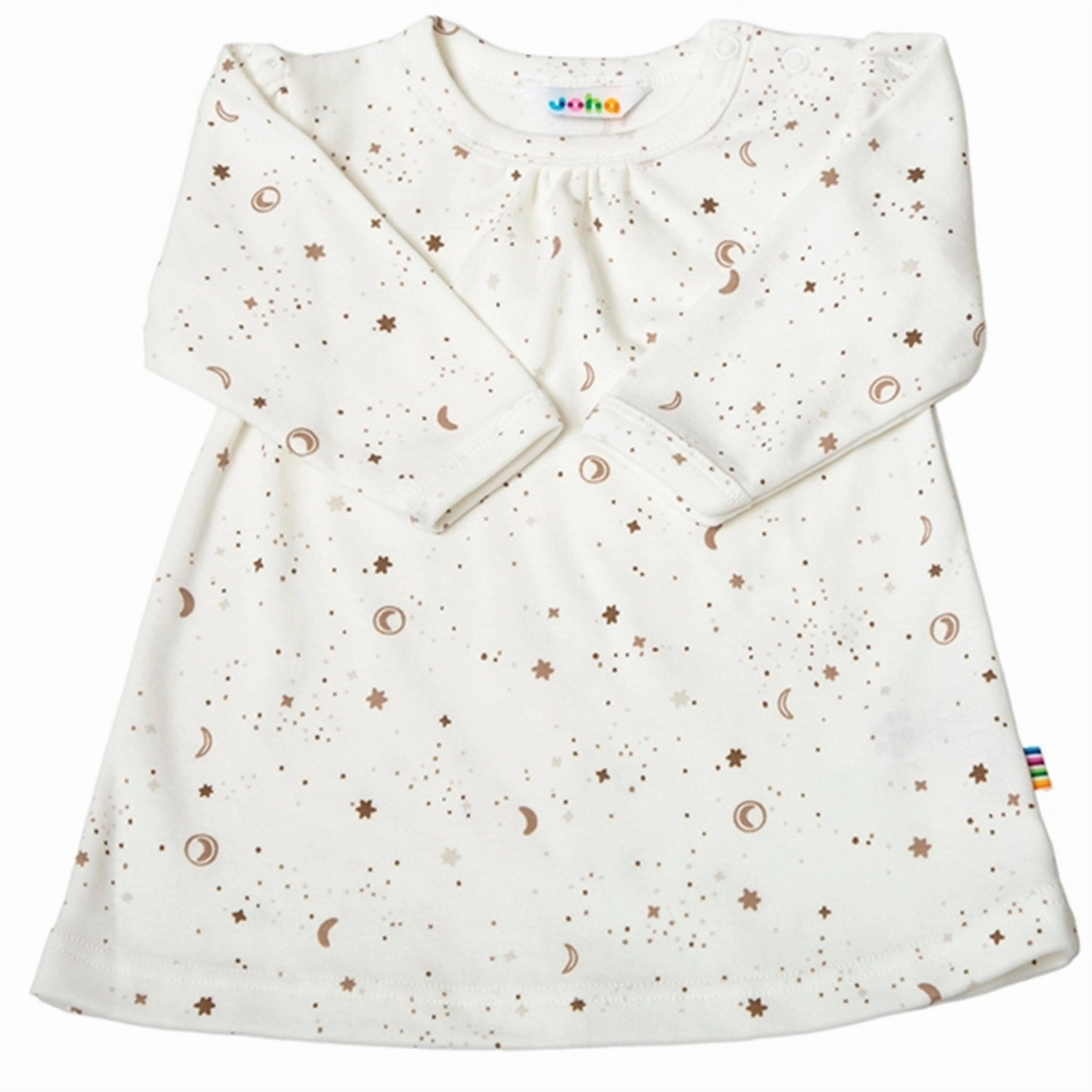 Joha White AOP Dress Light Elegance