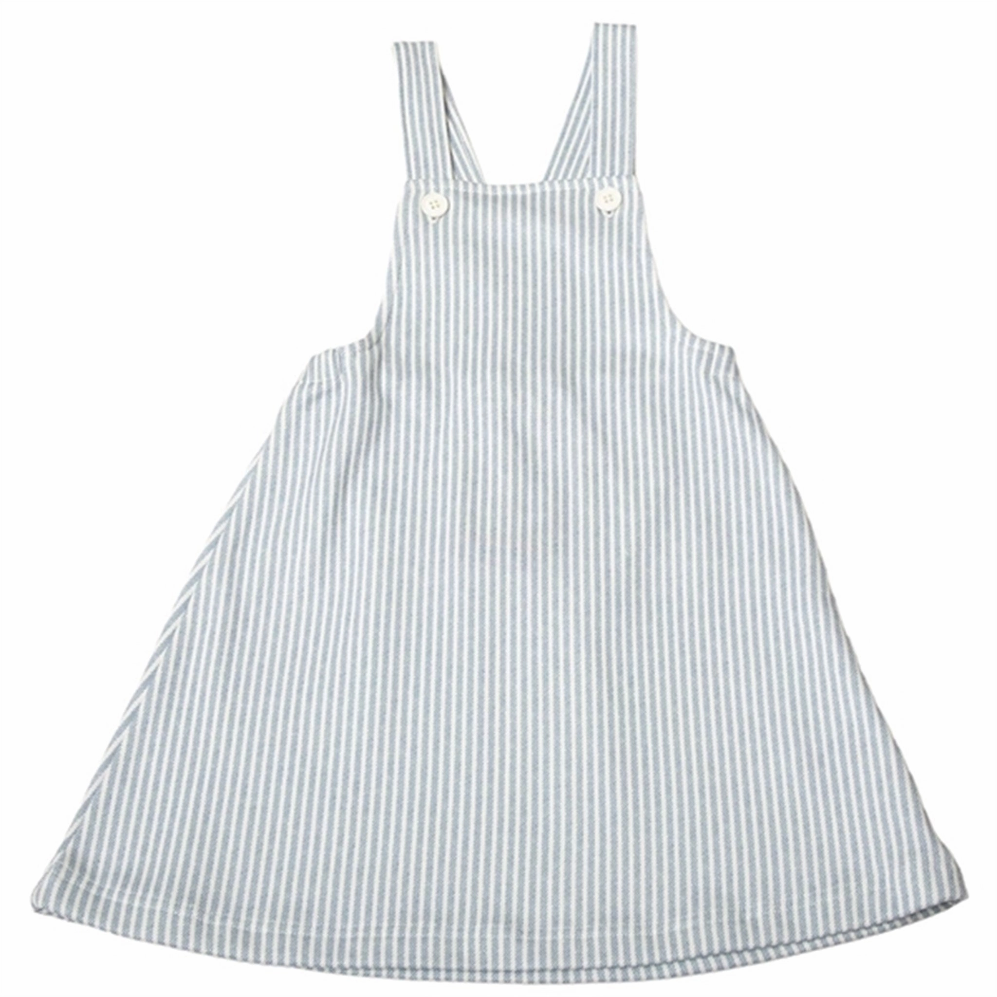 Joha White AOP Pinafore Dress Comfortable shift dress FlatlockSeam
