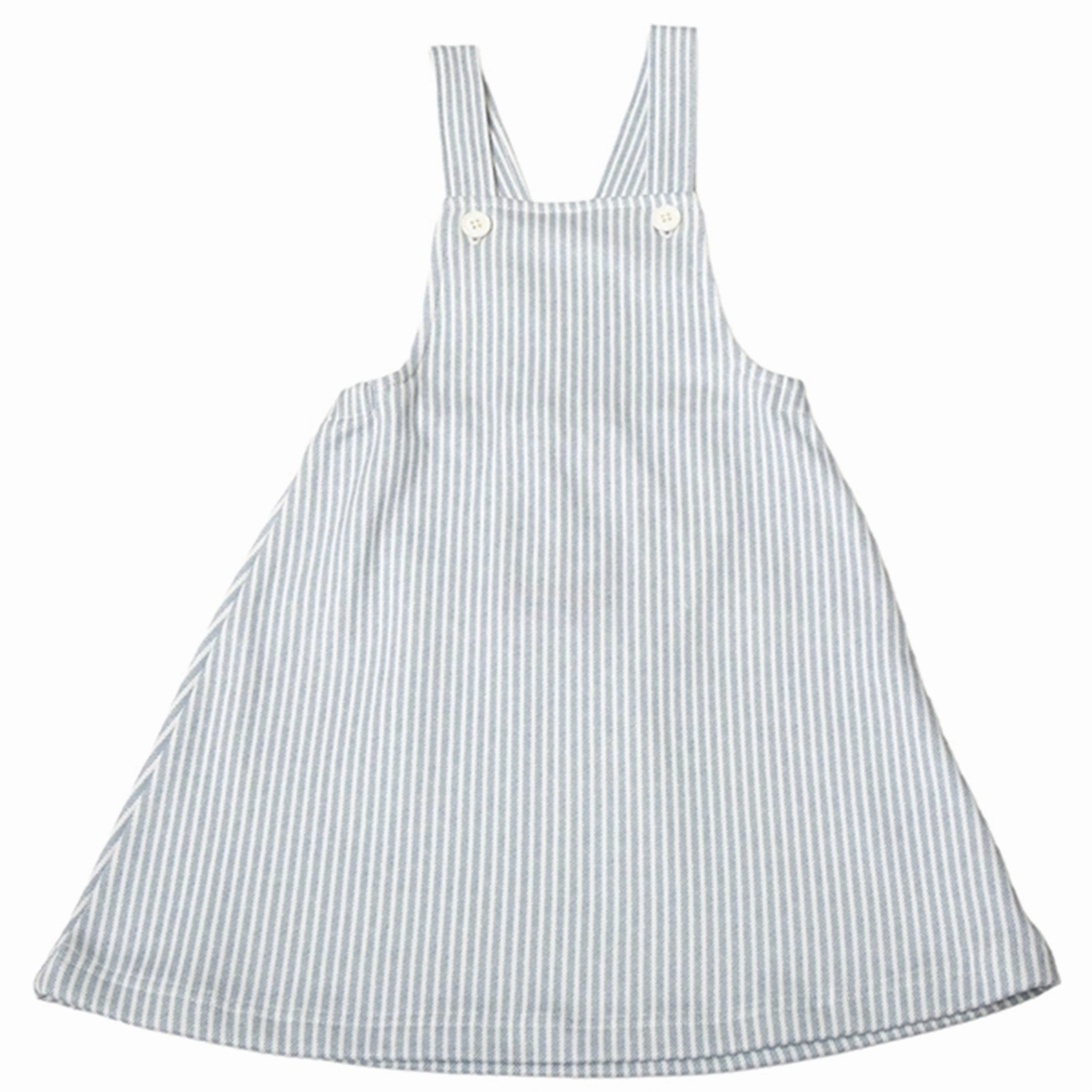 Kind Light Joha White AOP Pinafore Dress