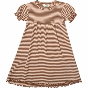 Joha Wool Brown Dress Functional Style Timeless Look Wear