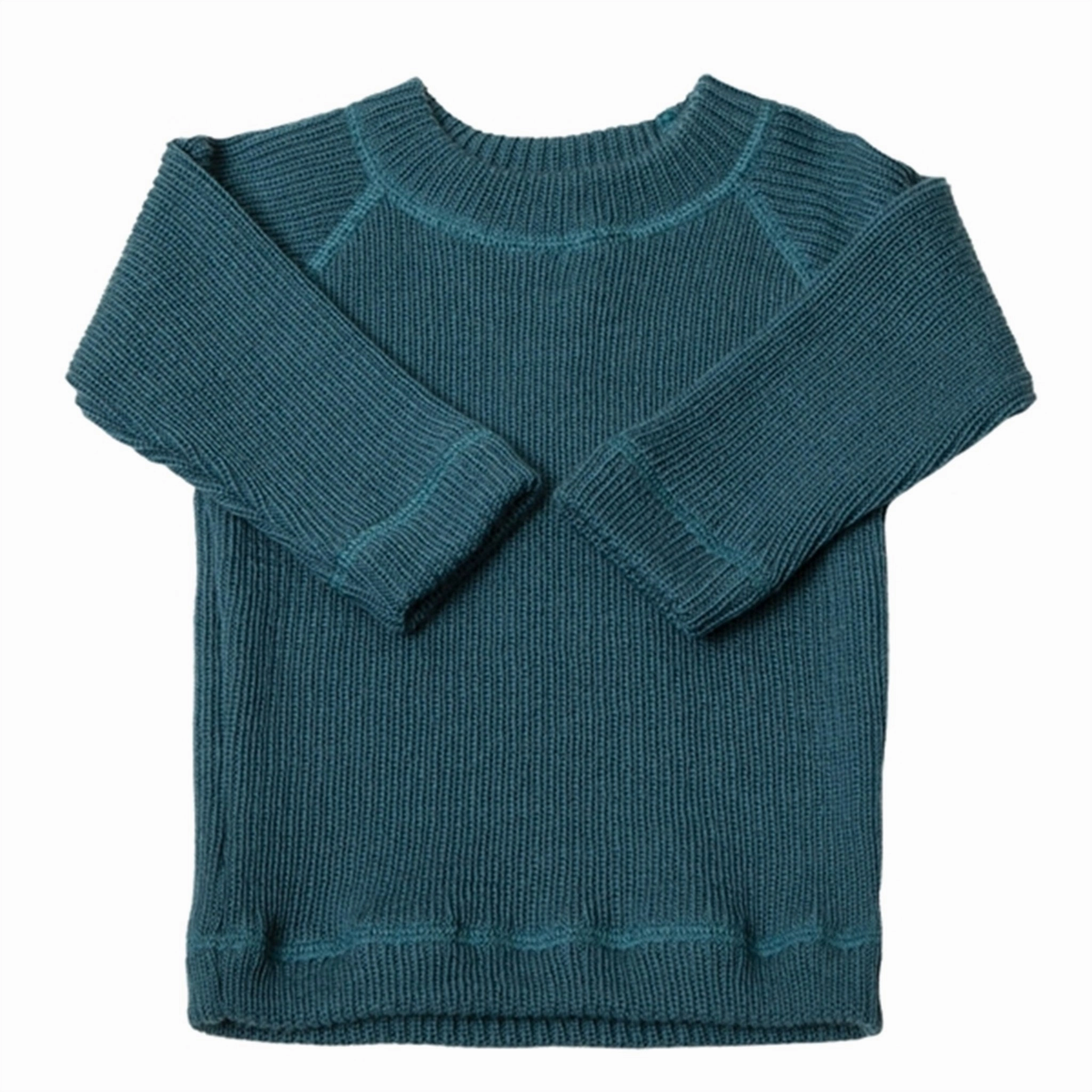 Eco friendly materials Zip Front Joha Wool Dark Blue Blouse