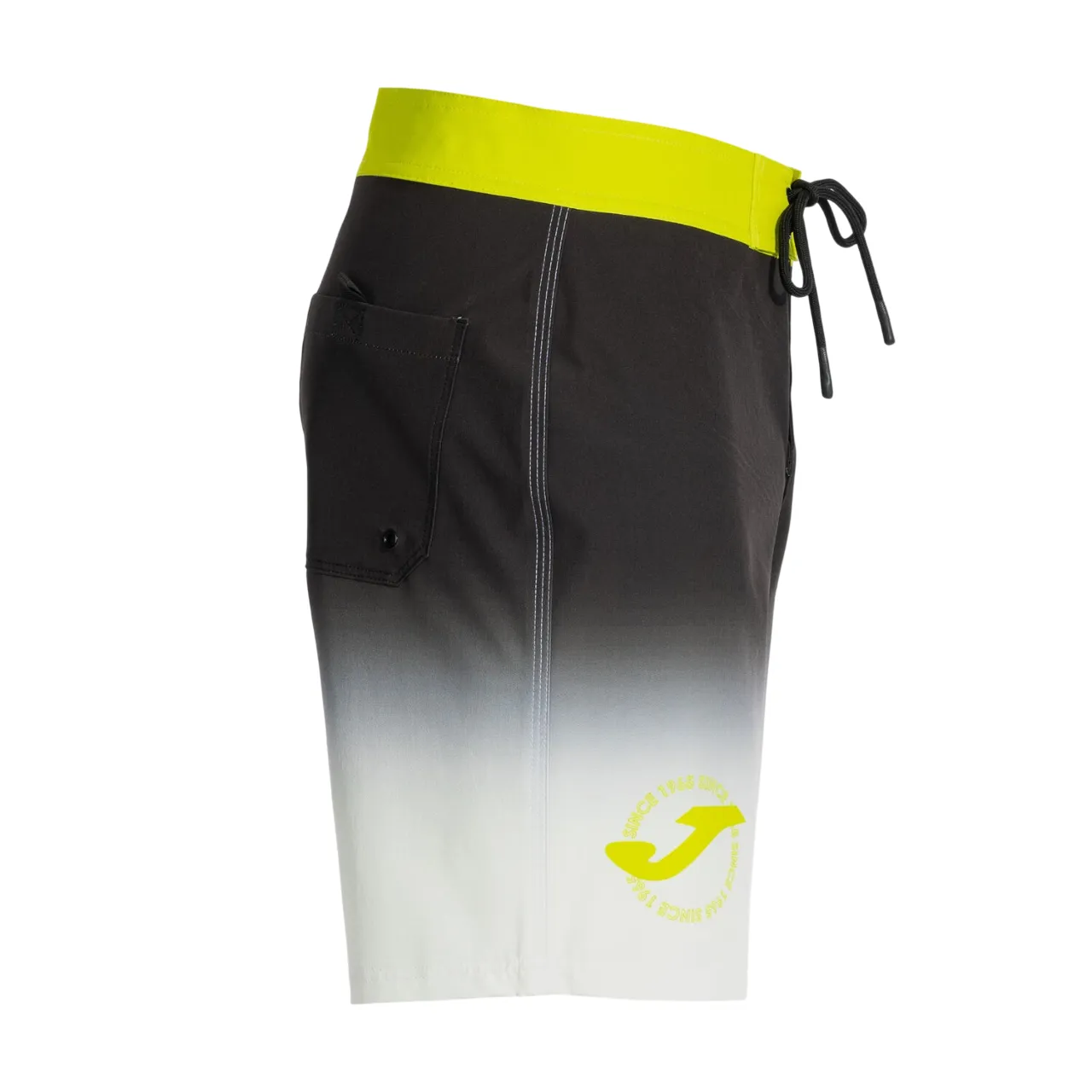 Bold-Hues Flex Stretch Fabric Joma Costume Uomo Santa Monica 103567.100 Nero - Pantaloncino Mare