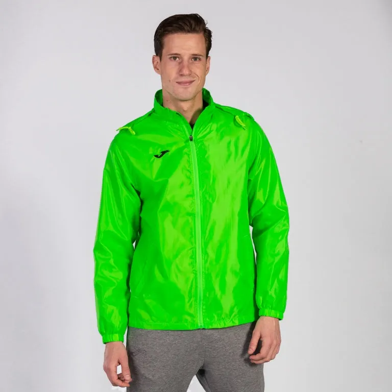 Loose Fit ski holiday Joma giacca antipioggia Rain Jacket Iris 100087.020 verde fluorescente