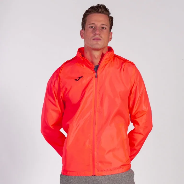Joma giacca antipioggia Rain Jacket Iris 100087.040 arancio fluo Functional Design Windproof Wear