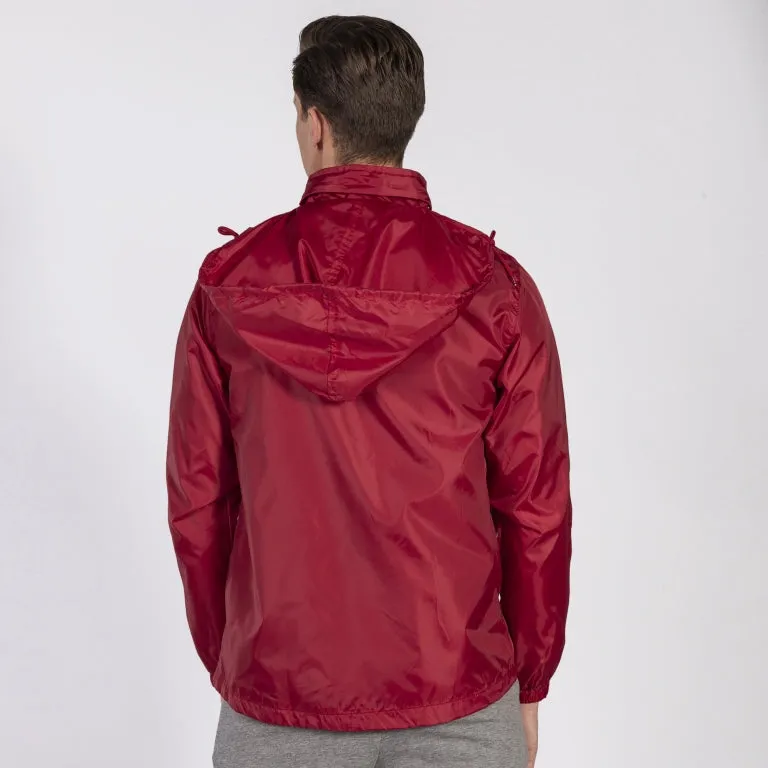 Joma giacca antipioggia Rain Jacket Iris 100087.600 rosso scuro city break