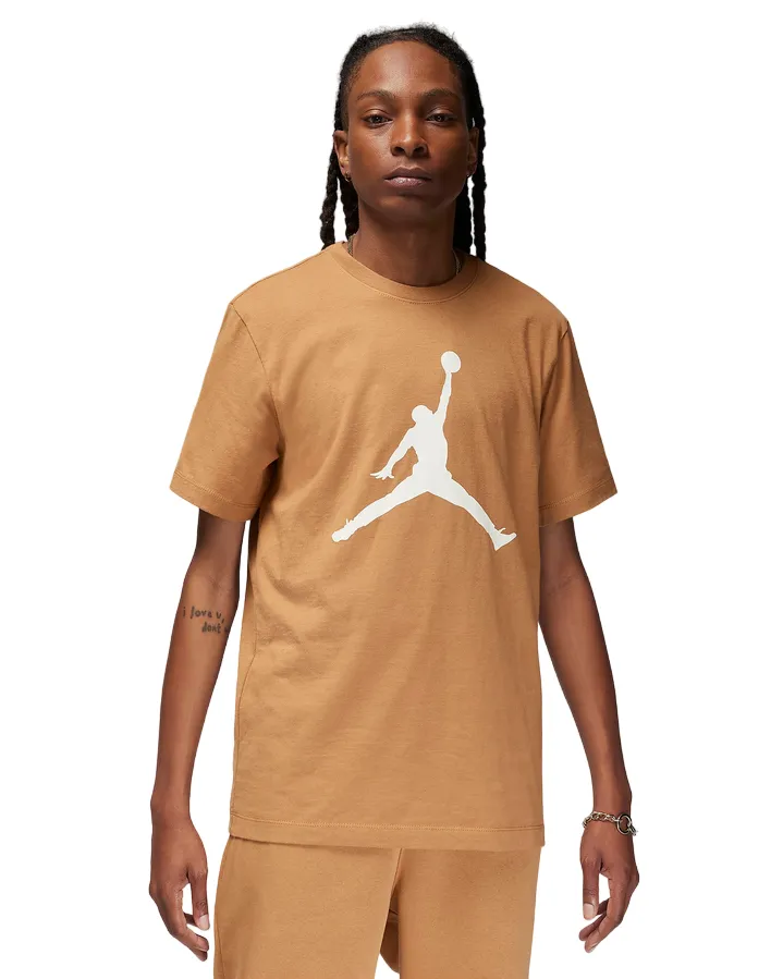Jordan maglietta manica corta da uomo Jumpman CJ0921-231 marroncino Holiday Trend Casual Must-Have