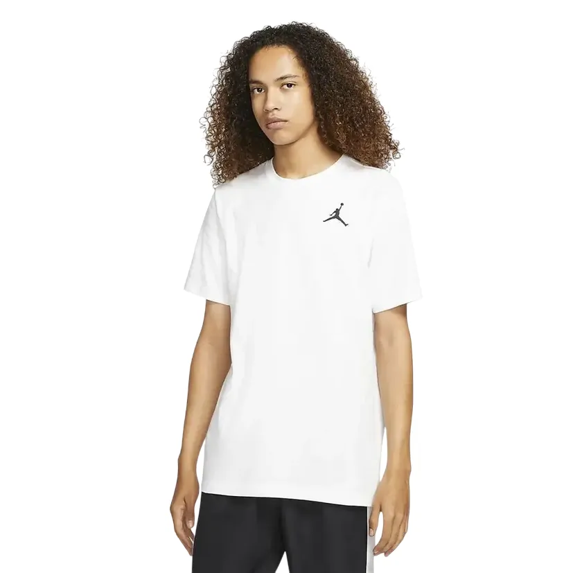 Soft Wear Non-toxic Jordan maglietta manica corta da uomo Jumpman DC7485-100 bianco