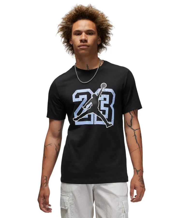 Jordan T-shirt manica corta da uomo Flight Essentials FB7394-010 nero contrast