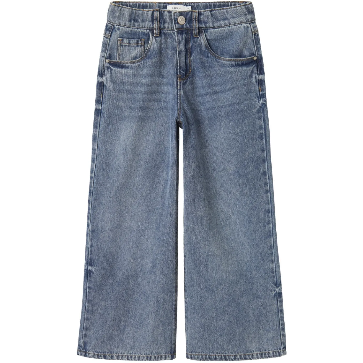 Name It Medium Blue Denim Nkfbella Skater Xwide Jeans 3111-Za Noos Sunny Vibes Weekend Style Traveler Gear Fresh casual