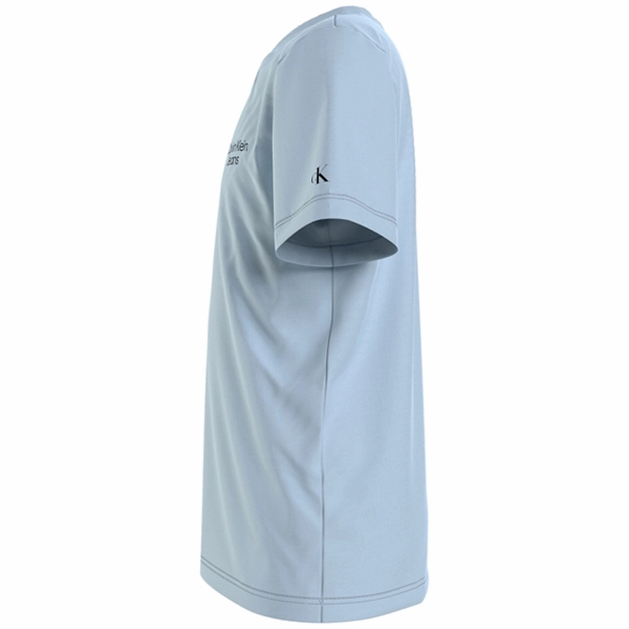 Easy Look Essential Look Calvin Klein Stack Logo V-Neck T-Shirt Keepsake Blue