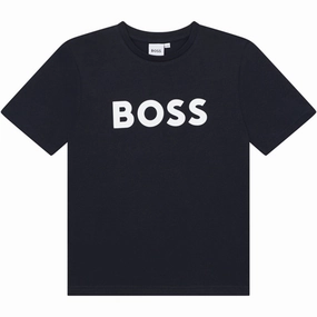 Hugo Boss T-shirt Navy Camping attire