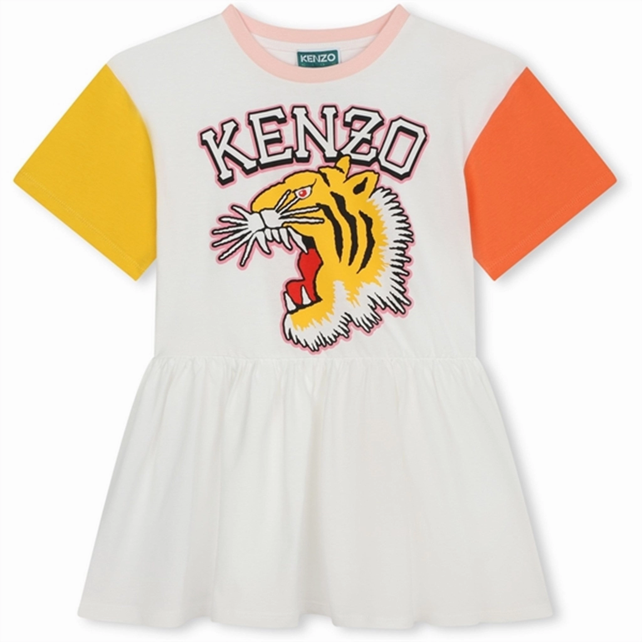 Kenzo Ivory Dress Sustainable-Lining