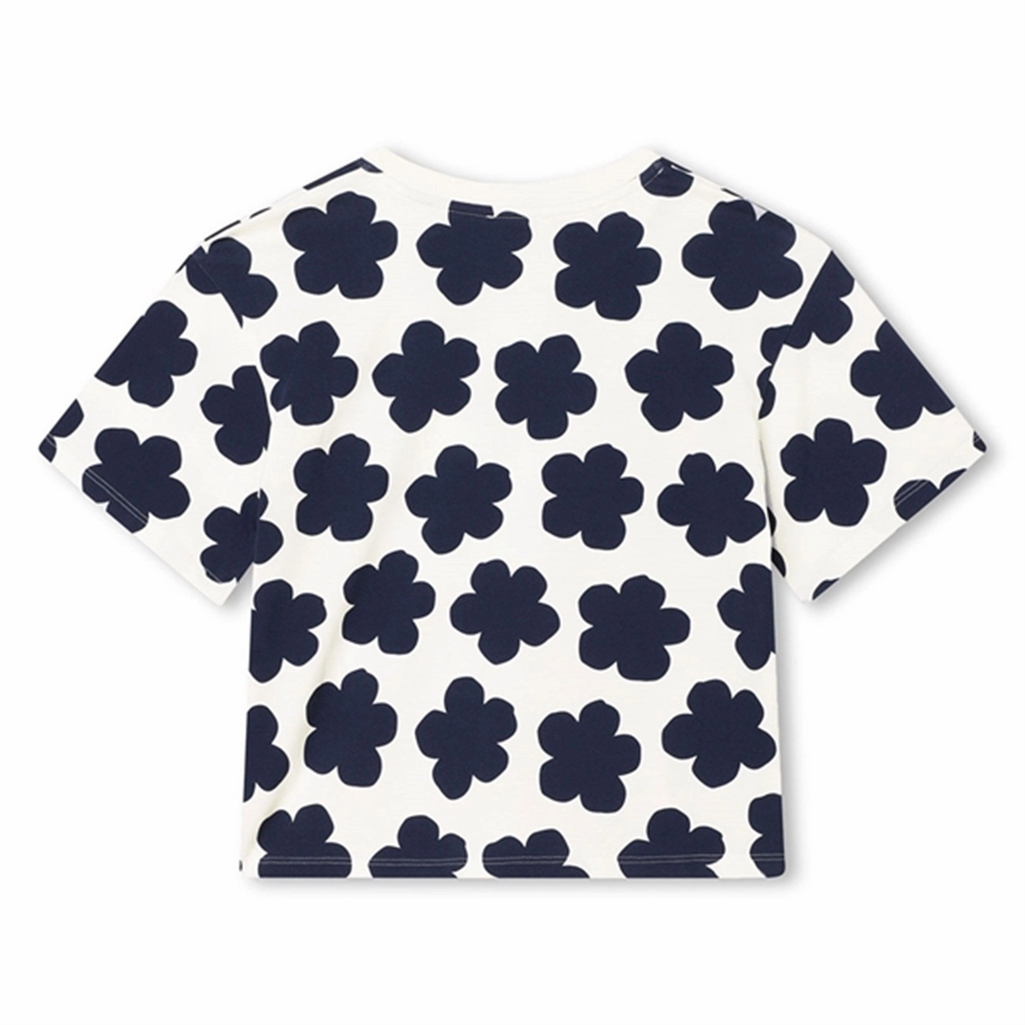 Kenzo Ivory T-shirt Long Sleeve Beaded details