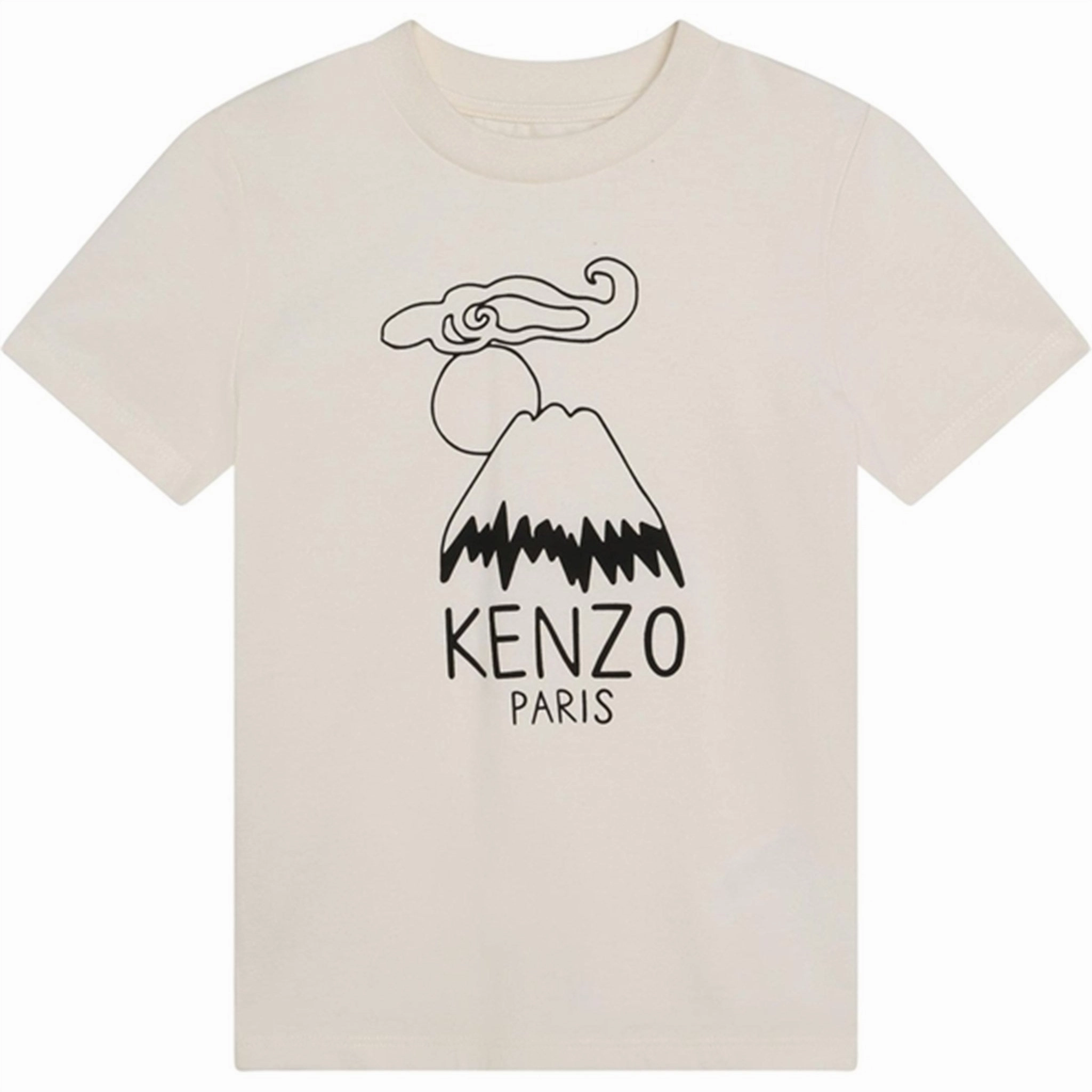 Indoor Comfort Stretchable Weave Kenzo T-shirt Cream