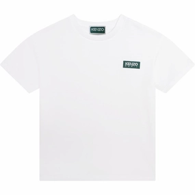 Durable Knit Structure Kenzo T-shirt White