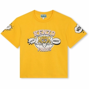 Sleeveless freedom Kenzo Yellow T-shirt