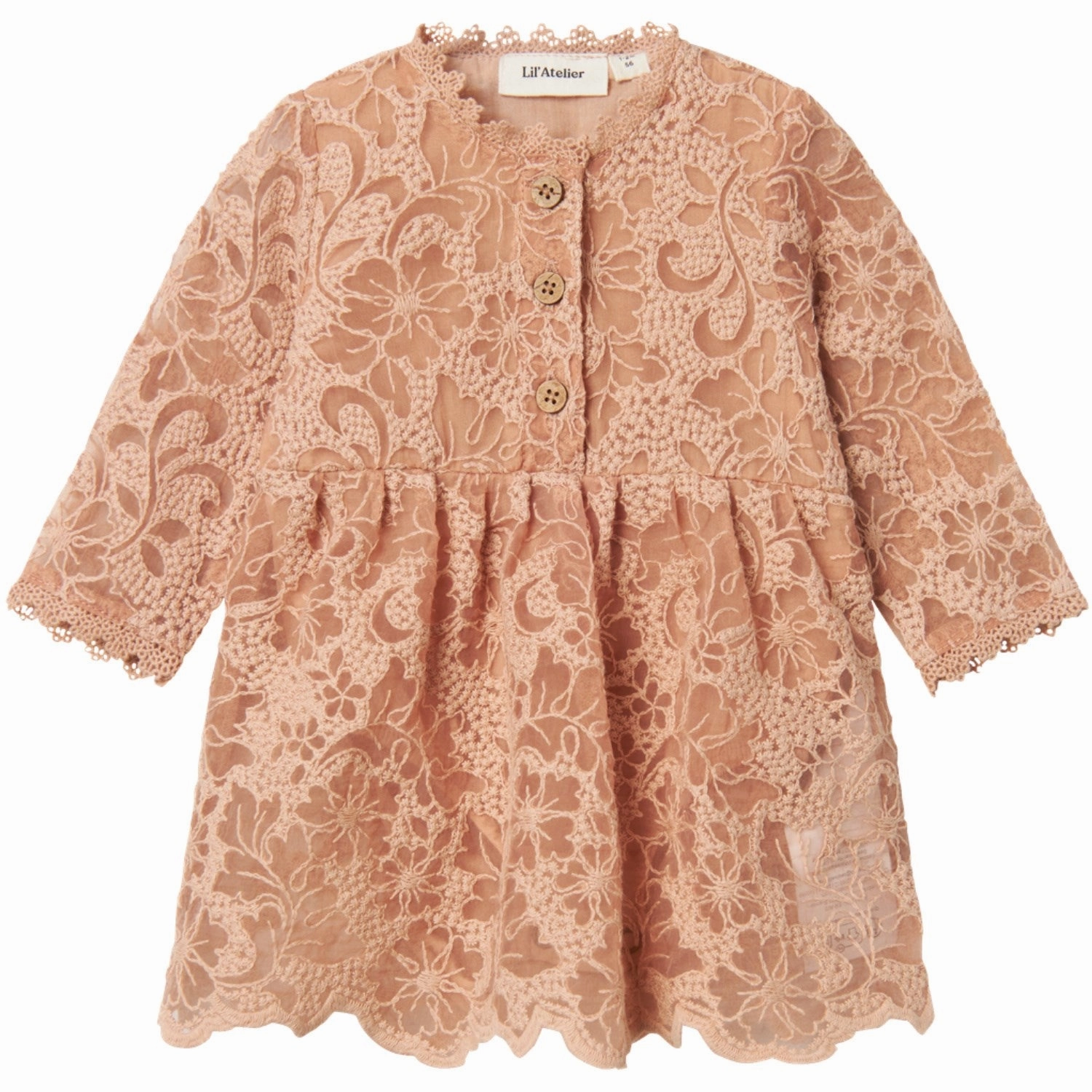 Lil'Atelier Rugby Tan Roseli Loose Body Dress Chic Spirit Day Ready Look