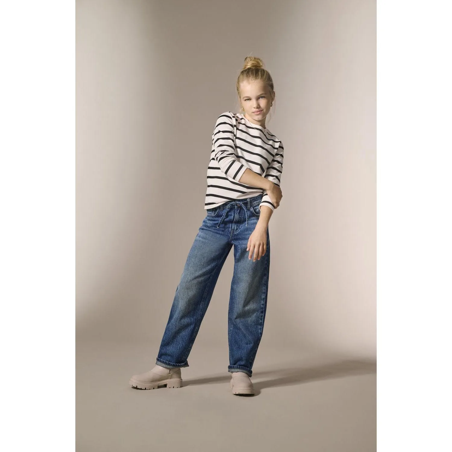 kids ONLY Medium Blue Denim Koggianna Straight Dnm Pim205 Noos Classic Casual