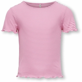ThermoregulatingFabric Modern Casual Kids ONLY Begonia Pink Wilma Life Rib Top